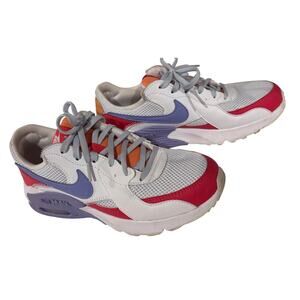Ladies Nike Air Max Excee Sneakers Multi Color Size 8 Violet Ember